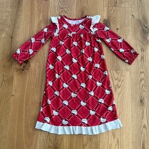 Hello Kitty Girls Christmas Nightgown PJs